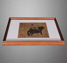 始兴书画装裱配框服务案例